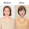 [AQUADOLL] Wig for Medical Use, Hat, Short, Bob, Pajama Wig, Full Wig, for Women, Natural Wig, Heat Resistant, with Bangs, for Chemotherapy,