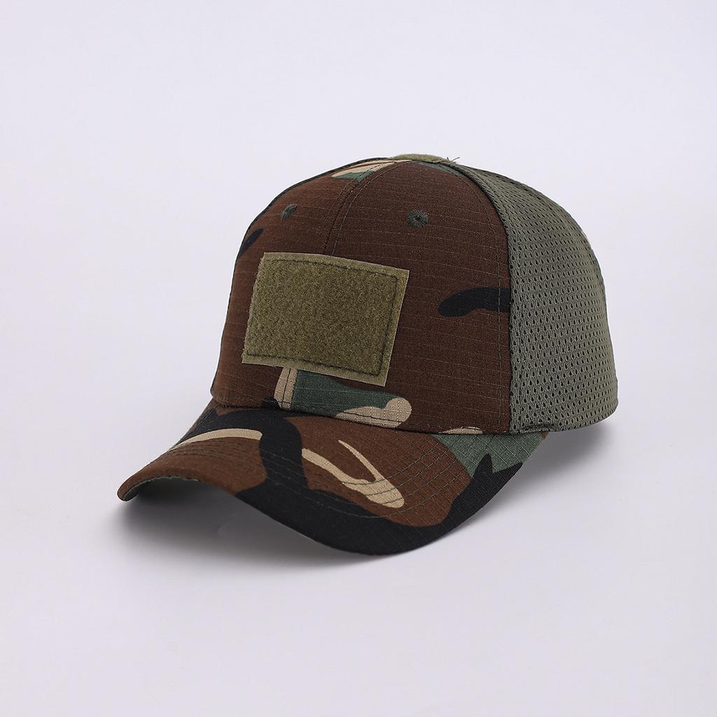 Military Fans Outdoor High-Quality Python Velcro Baseball Cap Men'S Tactical Camouflage Hat Sports Mesh Cap