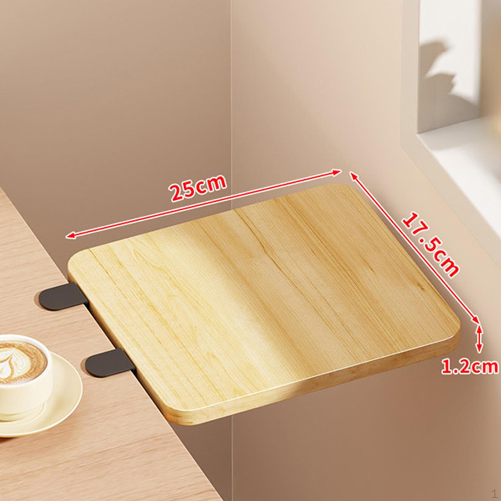 

Полка-удлинитель для стола, складная на 90°, опора для локтей, крепится струбциной к клавиатуре для офиса