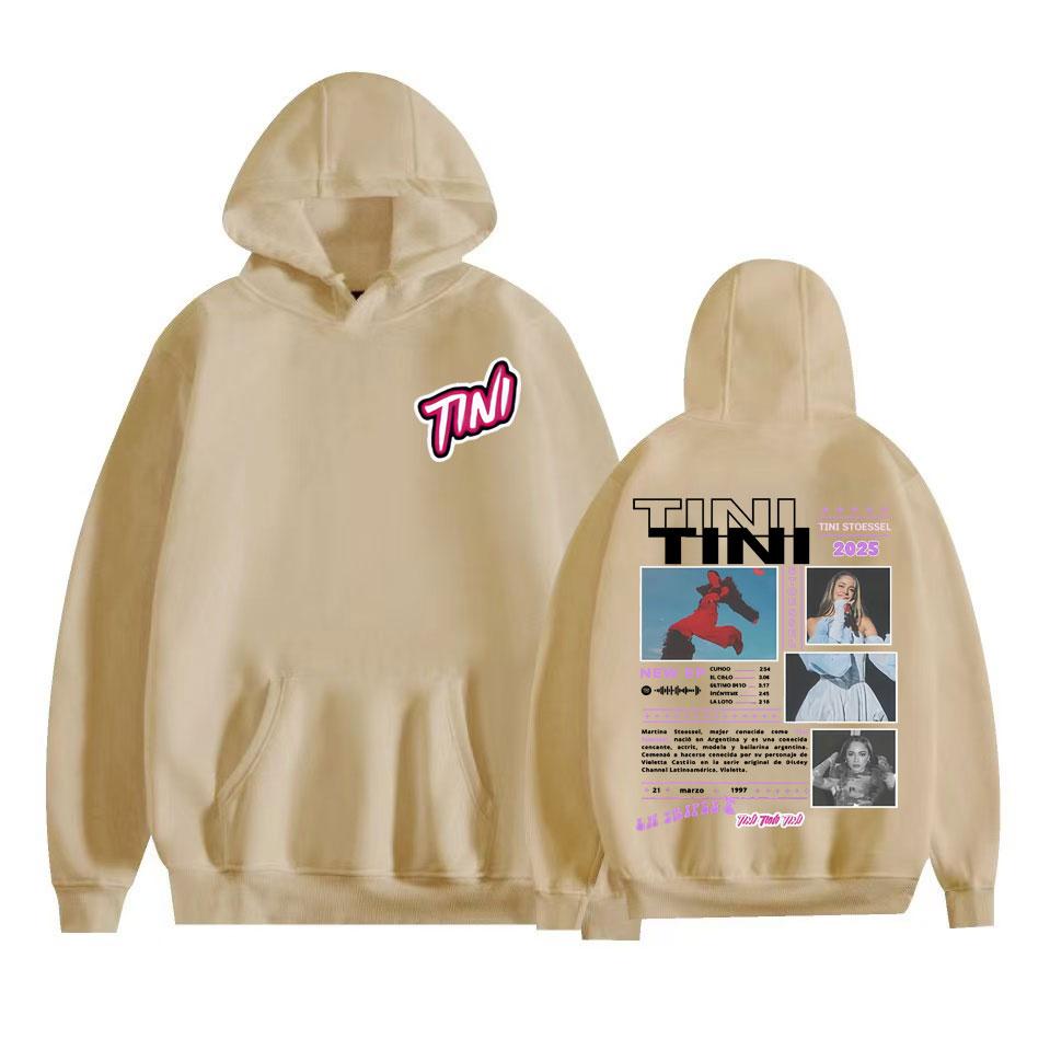 Singer TINI STOESSEL Album 2025 Tour Cover Hoodies Men Women Clothing Fashion Aesthetic Sweatshirts Casual Comfort Fleece Hoodie