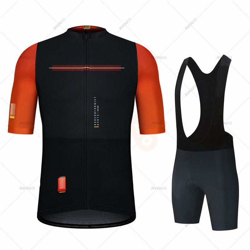 Cycling Clothing Set for Men, Short Sleeve Jersey, Pro Team, Road Bike, New Spain,
