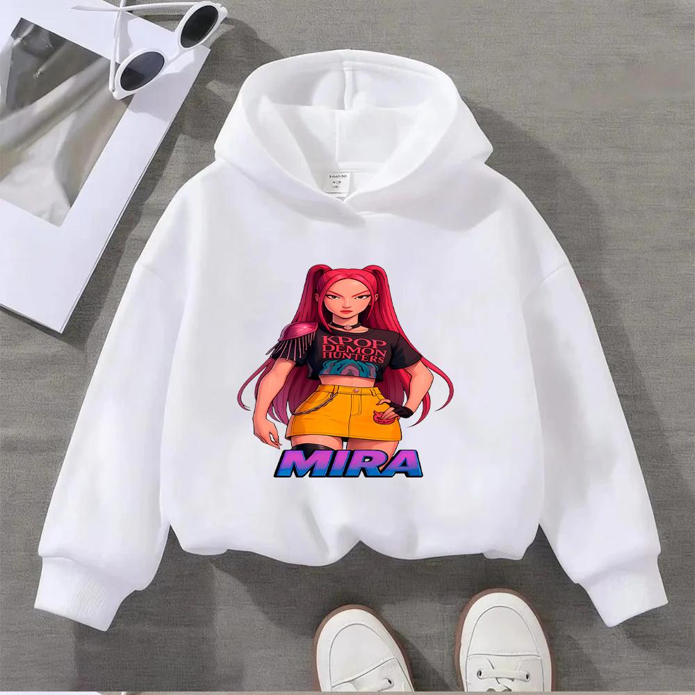 Kpop Devil Hunter Pattern Girl Long Sleeve Sports Leisure Fashionable Comfortable Hoodie