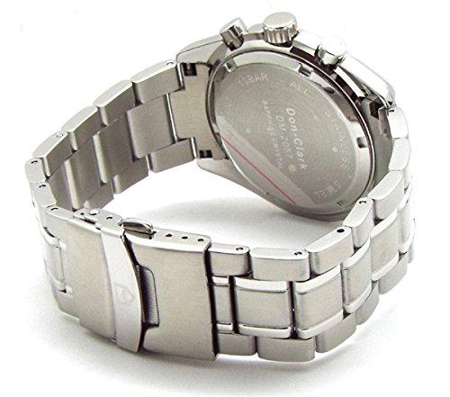 Første distribusjon begrenset til 100 stykker DON CLARK Senterkronograf Utstyrt med bevegelse Safirglass Naturlig hvitt skall S.EPSON (Seiko)