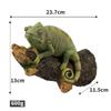 Resin Chameleon Statue Wall Mounted Lizard DIY Outdoor Garden Tree Decoration Sculpture For Home Office Garden Decor Ornament
