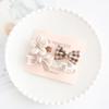 4pcs Toddler Girl Hair Clip Retro European Style Milk Tea Color Bow Floral Kids Hairpin Lovely Bang Side Clip Hair Accessories