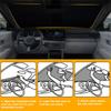 For Hyundai Kona 2025-2025 Car Windshield Sunshade Sun Shade Foldable Reflective UV Sun Shield Sunshade Protect Car Accessories