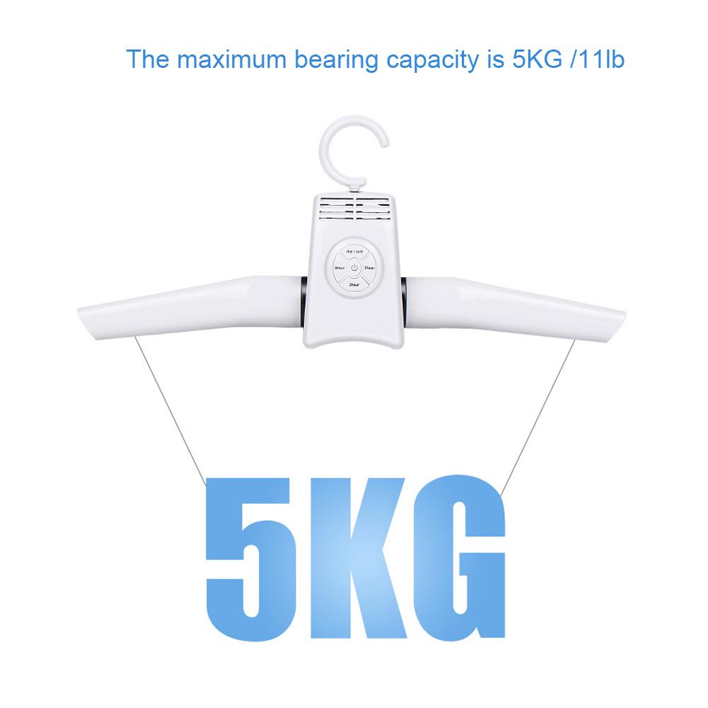 Travel Portable Foldable Electric Clothes Drying Hanger Dryer Rack Machine