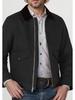Herren Western Style Color-Block Freizeitjacke mit Reißverschlusskragen für Frühling und Herbst