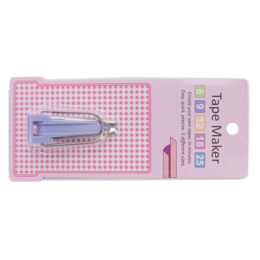 Bias Tape Maker Fabric Tape Maker Tool 6mm 9mm 12mm 18mm 25mm 5 Sizes Quilting Tool Sewing Quilting Bias Binding Maker