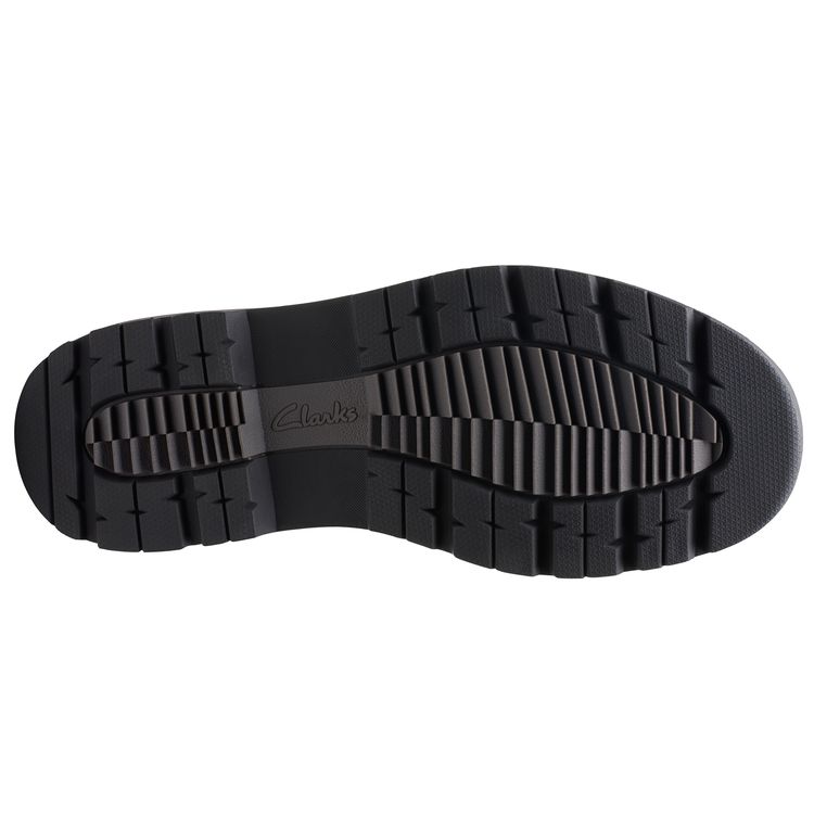 Clarks Maple Series Leather Comfortable Versatile Slip Resistant Durable Short Outdoor Boots Men boots Black 261759007