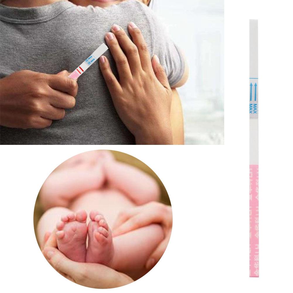5 unidades Tiras de Prueba de Ovulación Papel Kit de Prueba de Orina Pantalla Rápida Herramienta de Salud Femenina