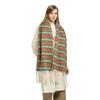 Mohair Winter Striped Scarf Women's Warm Color Matching Imitation Cashmere Advanced Sense Thickened Scarf Versatile Fashion Shawl