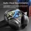 360° Surround Sound Wireless Headphones Noise Reduction Bluetooth 5.4 Headsets Sports Gaming Earphones Music Player with HD Mic