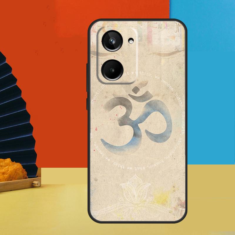 Aum Om Namaste Symbol Zen Yoga For Realme 11 9 10 12 Pro Plus C55 C53 C51 C33 C31 C30 C25s C21Y C15 C11 GT3 GT Neo 5 Case