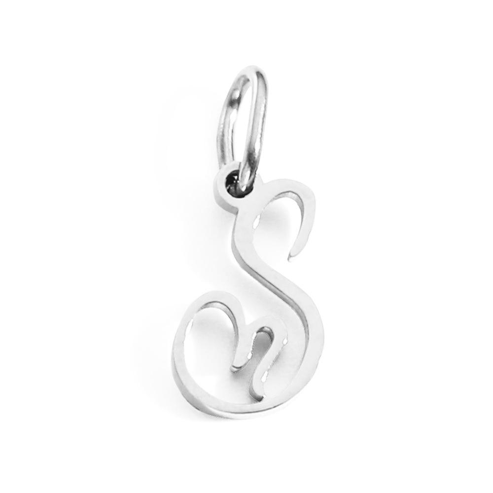 Gold-Plated Stainless Steel Alphabet Pendants for DIY Necklaces – Colorfast Jewelry Charms