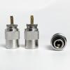 UHF Male Plug &  N-Type Male Plug - Crimp Connector for RG58/RG59/RG6U Coaxial Cable - Gold Plated Brass RF Connector UHF MALE