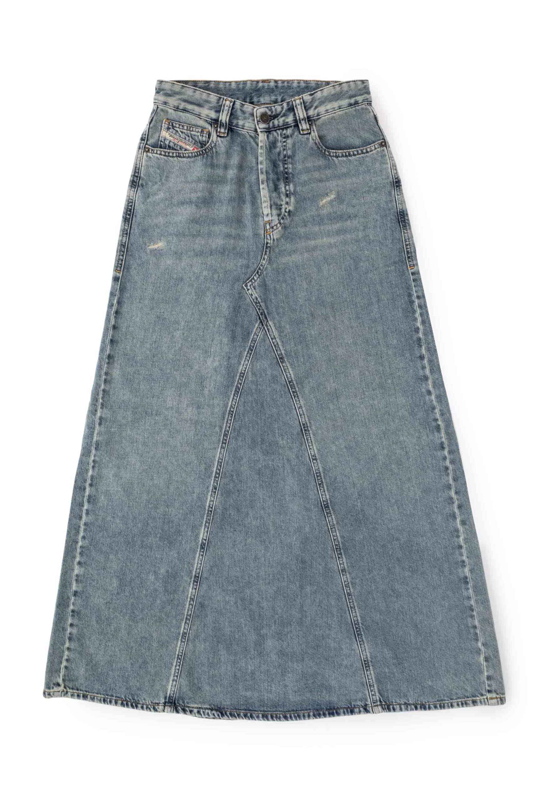 

Denim Long Skirt A17537R68AI 01 Indigo Blue 23 [Diesel] Women s DE-PAGO-XR68AI