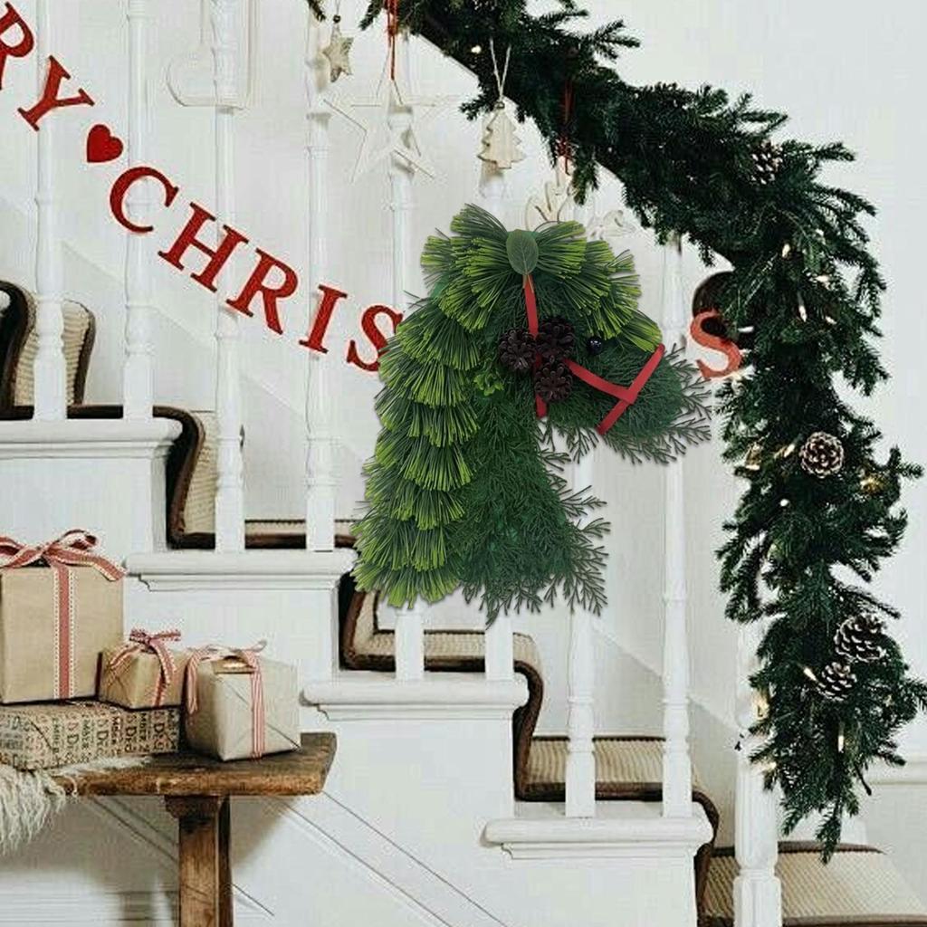 Horsehead Wreath Realistic Holiday Garland Handmade Christmas Horsehead Wreath For Porch Bedroom Dining Kitchen Living Room