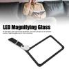 Folding Handheld Magnifying Glass 48 Light Chips 5X Magnification LED Reading Writing Magnifier