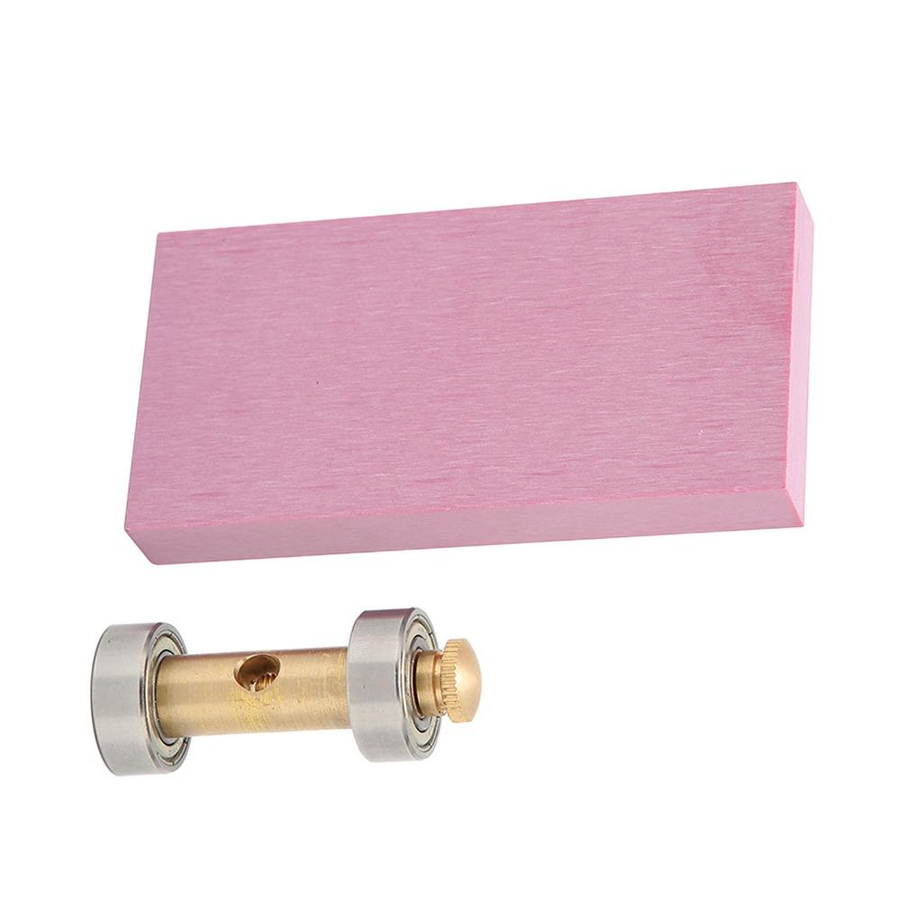 Double Sided Super Hard Whetstone Screwdriver Sharpening Holder Watch Repair Workshop Use