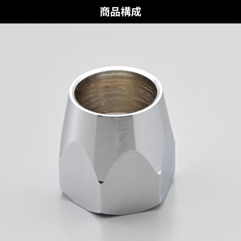 Daytona Motorcycle Mirror Replacement Mirror Nut for Z2 Monster High Visibility 10mm 1 42243 Parts, Mirrors, Right-Hand Thread, Chrome, Piece,