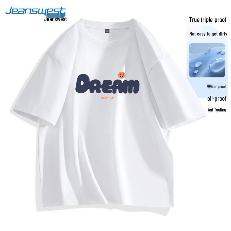 Jeanswest Men s 3-Proof Breathable Short-Sleeve T-Shirt 4XL