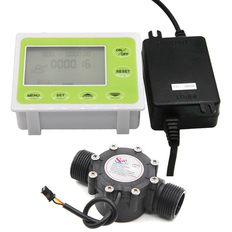 Intelligent Digital Water Flow Meter with Flow Rate and Shortage Alarms