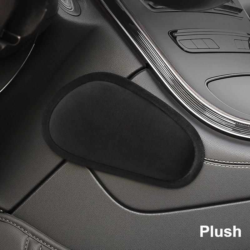 Car Knee Cushion Soft Knee Pad For Car Interior Pillow Comfortable Plush ice silk Universal Elbow Thigh Support Car Accessories