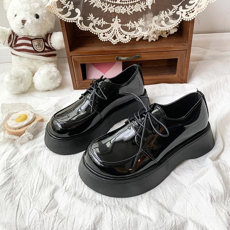 2025 New Spring Casual Women Shoes Loafers Lace Up Leather Flats Slip-On Women Shoes Mujer Zapatos Chaussure Femme