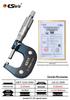 High-Precision Micrometer Gauge for Outer/Inner Diameter & Thickness Measurement