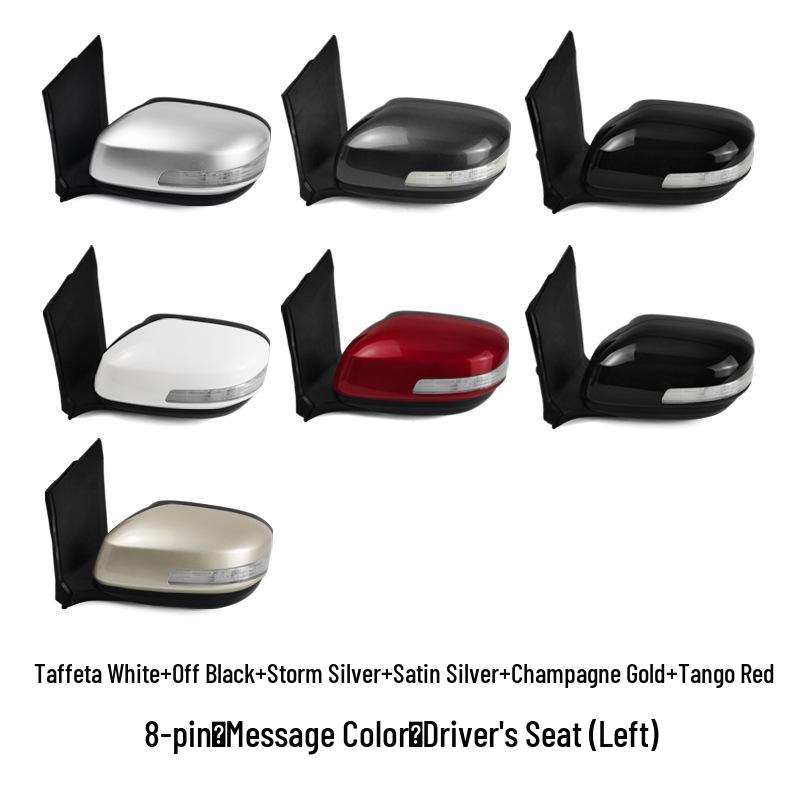 Honda Crider Rearview Mirror Assembly for 2013-2017 Models, Left & Right, Folding & Reversing, Full Set