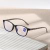 Floral Pattern HD Anti-Blue Light Reading Glasses for Middle-Aged and Elderly - Stylish Full Frame Design