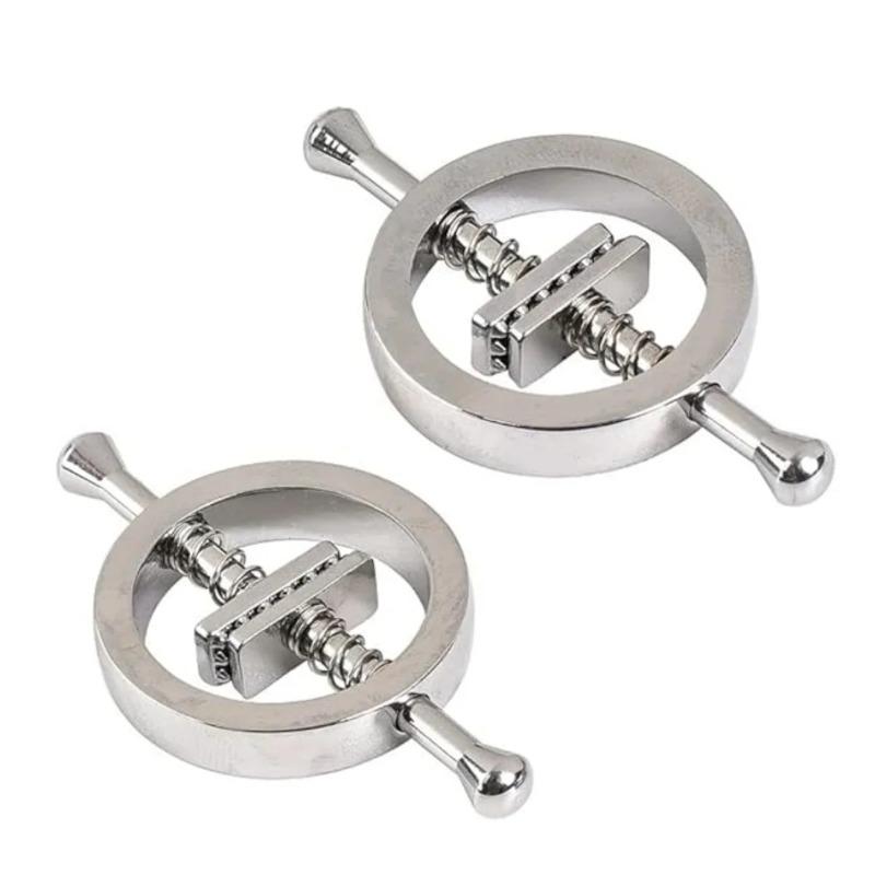 2Pcs Steel Clamps Rings Prosthetic Clips Body Jewelry for Women Men