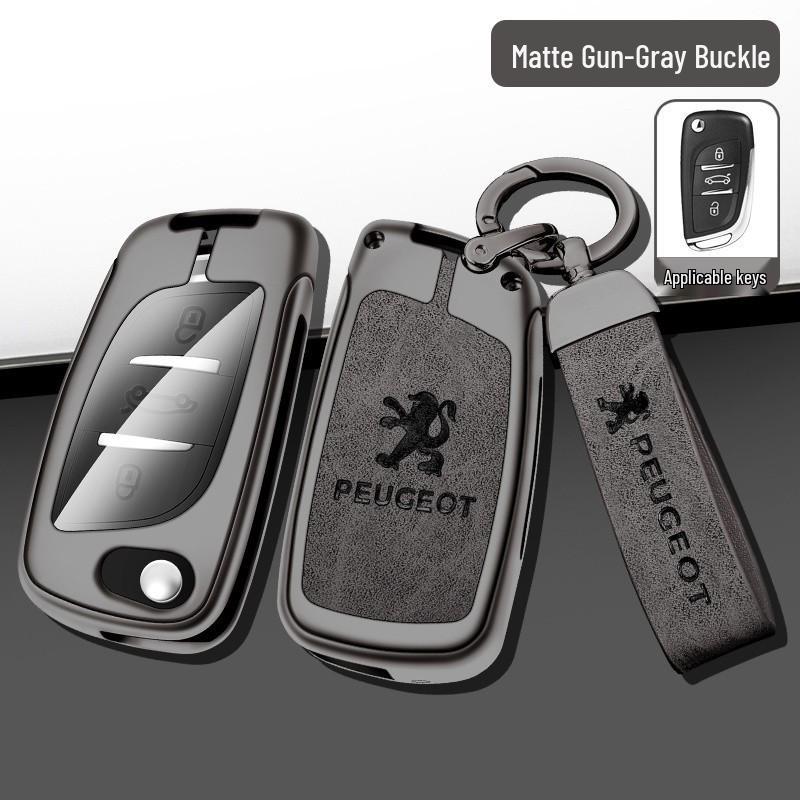 Dongfeng Peugeot 408/308/3008 Key Case - Metal, Anti-Lost Design