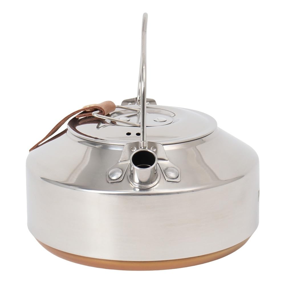 Iwatani-Primus Campfire Kettle 0.9L SS P-C743680 (Silver/FF) - Cookware for Camping and Outdoor Solo Use