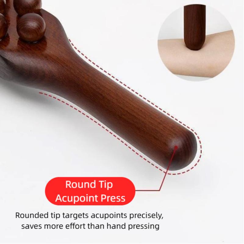 1Pcs Gua Sha Abdominal Massager Plastic 37/65 Beads Universal Back Massage Tendons Scraping Stick Point Treatment