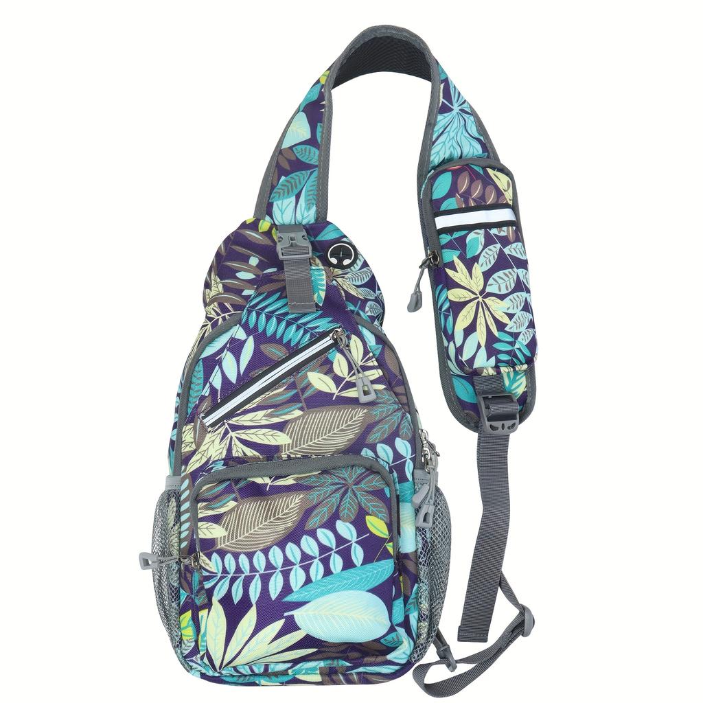 Sling Bag Lightweight Crossbody Sling Backpack for Women Men Large Shoulder Chest Bag Daypack for Hiking Traveling