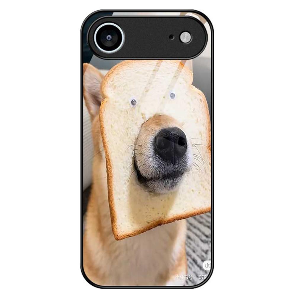 For iPhone 17 Air Case PC TPU Tempered Glass Pattern Printing Phone Back Cover