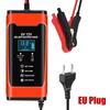 6V 12V 6A Car Battery Charger Universal Smart Fast Charge Cycle GEL Lead-Acid Charger Auto Motorcycle Pulse Repair LCD Display