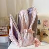 Schoolbag School Bag Junior High School Girls Ins Polka Dot Backpack High School Students Large Capacity Computer Bag Burden Reduction Ridge Backpack