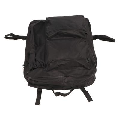 Sac arrière de fauteuil roulant noir étanche grande capacité sacoche de rangement pour fauteuil roulant pour déambulateur