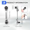 1/4 Inch Mini Ratchet Socket Wrench 72 Tooth Drive Socket Ratchet Bit Driver Multi-function Tool Double Ended Combination Wrench
