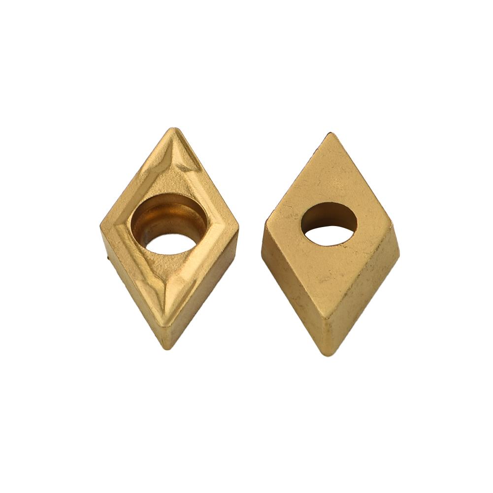 Kostengünstige Lösung Packung mit 10 DCMT070204 YBC251 Hartmetall-Wendeplatten für professionelle Metallbearbeitungs- und Zerspanungsanforderungen