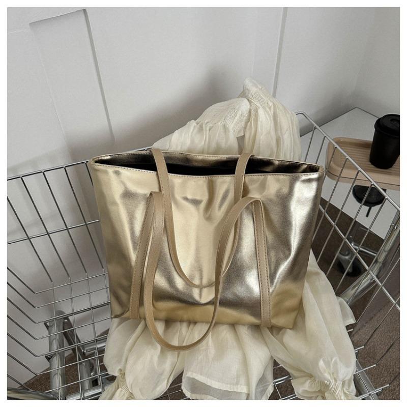 Simple retro bag women's new fashionable large-capacity shoulder women's bag texture commuter tray