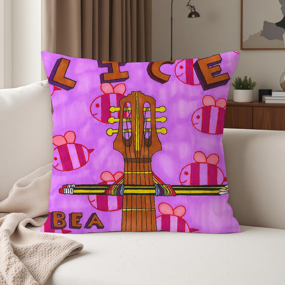 Singer BBeabadoobee Pillow Case Suitable For Bedrooms Living Rooms Cars Home Decoration