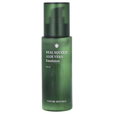 Echte Knijp Aloë Vera Emulsie 130ml(4,39 vloeibare ounces)