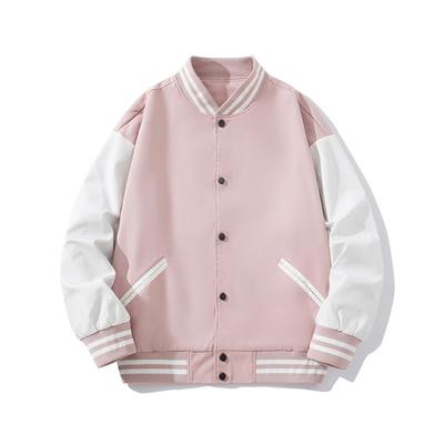 Frühlings- und Herbststrickjacke Baseball-Uniform Lockeres Paar Sportliche Freizeitjacke Vielseitige Herrenjacke Oberteil