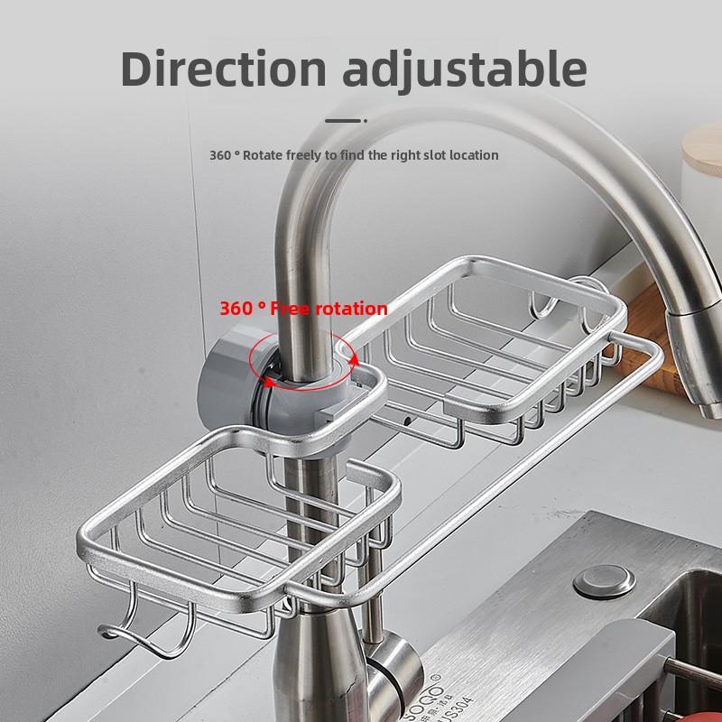 Non perforated soap box Kitchen faucet soap net drain storage artifact bathroom shower bar shelf