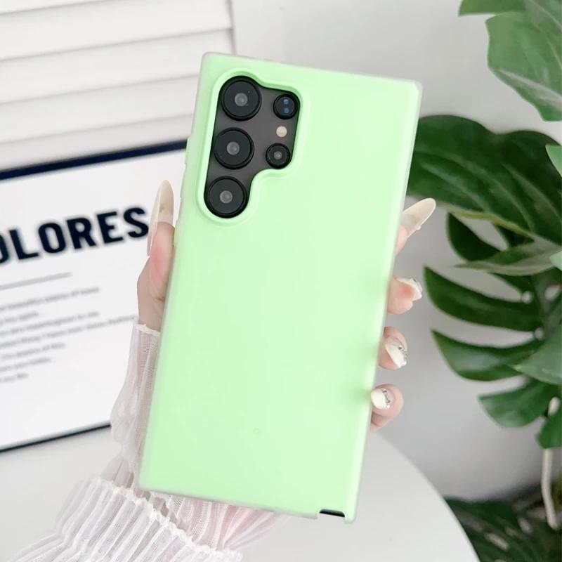 Fashion Candy Jelly Colors Case for For Samsung A55 A54 A53 A35 A34 A33 A25 5G A14 A15 S21FE S22 S23 S24 Ultra Plus Bumper Cover