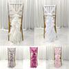 Chair cover, chair cover, chair sashes, chair bows with frills